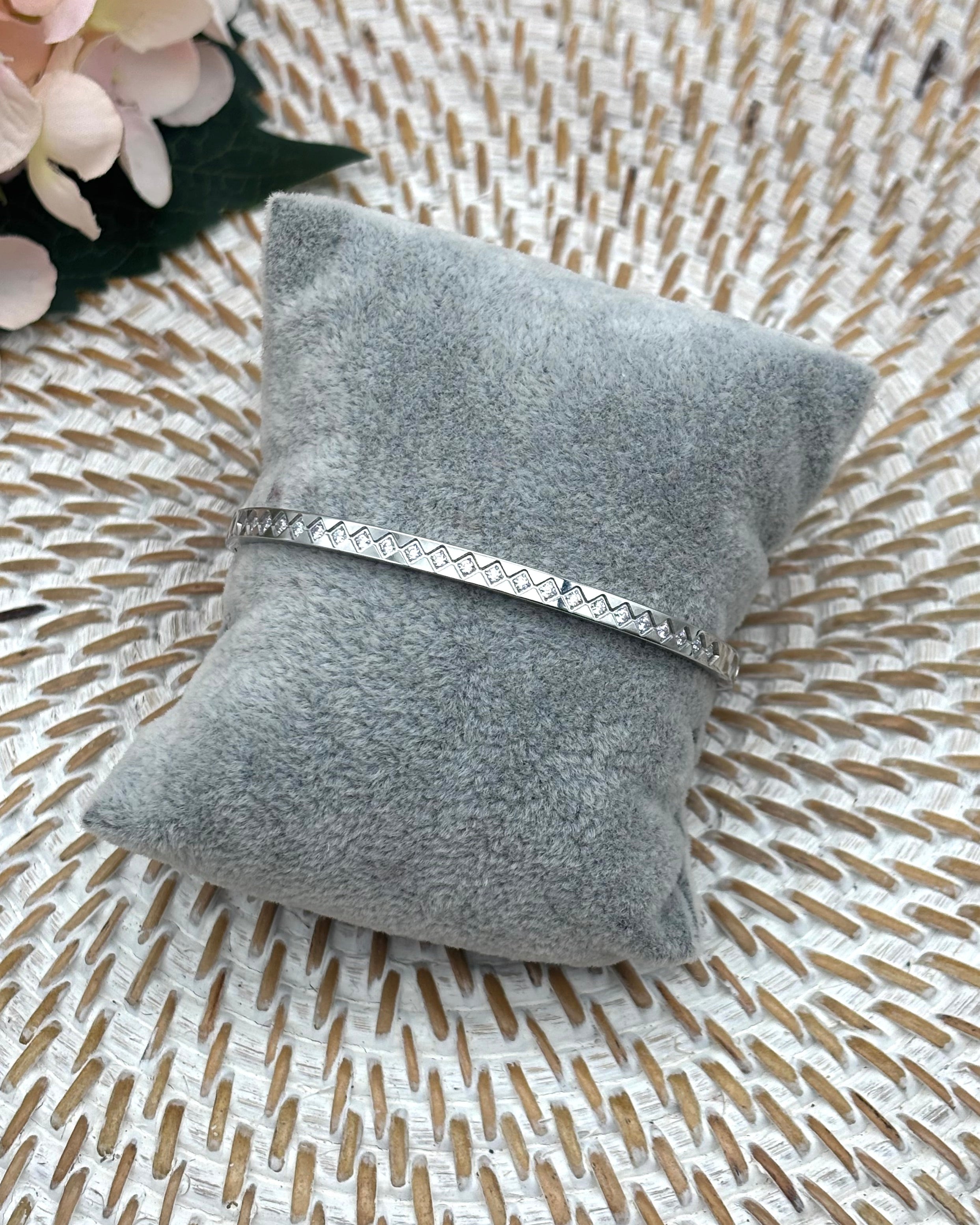Paris Bangle - Rhinestone