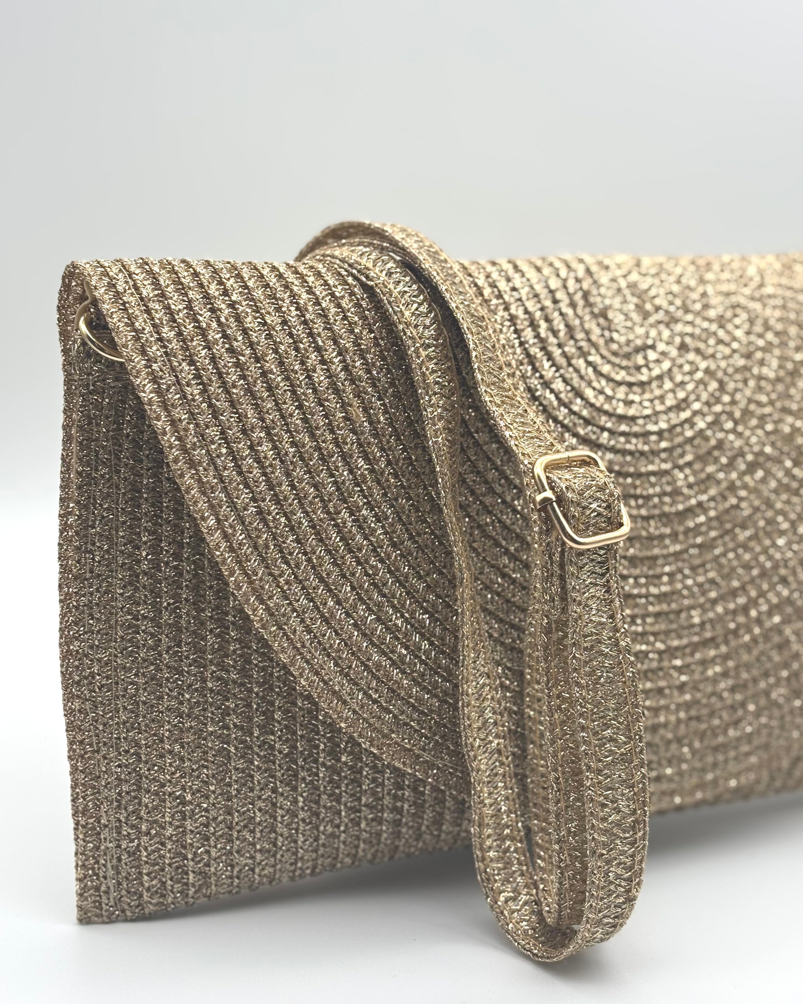 Milazzo Large Metallic Clutch