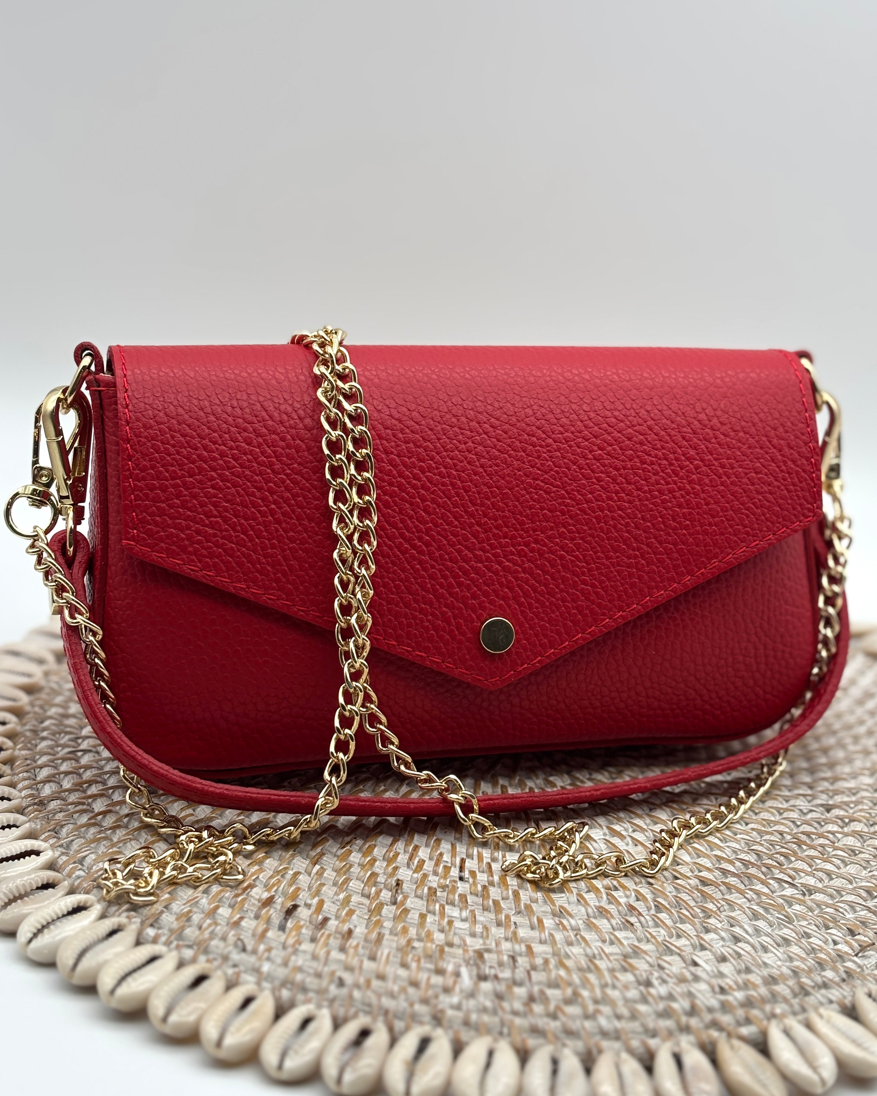 Ferrara Envelope Bag - Red