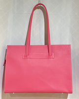 Carla Structured Tote Bag - Candy Pink