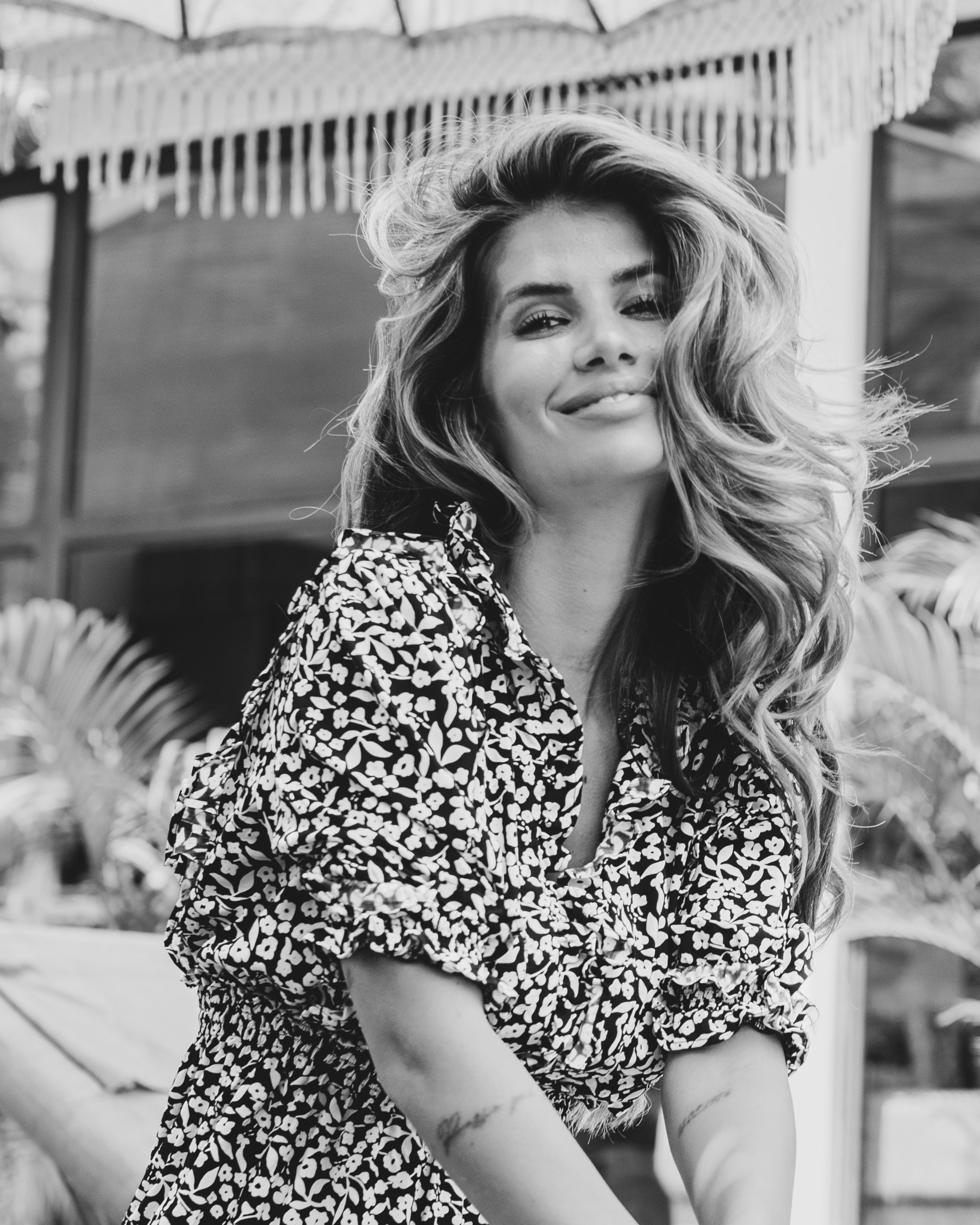 Jo Dress - Navy Daisy