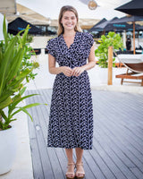Julia Dress - Black Ginkgo