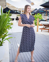 Julia Dress - Black Ginkgo