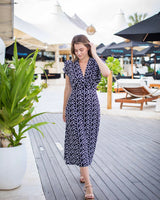 Julia Dress - Black Ginkgo