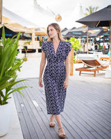 Julia Dress - Black Ginkgo