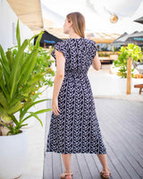 Julia Dress - Black Ginkgo