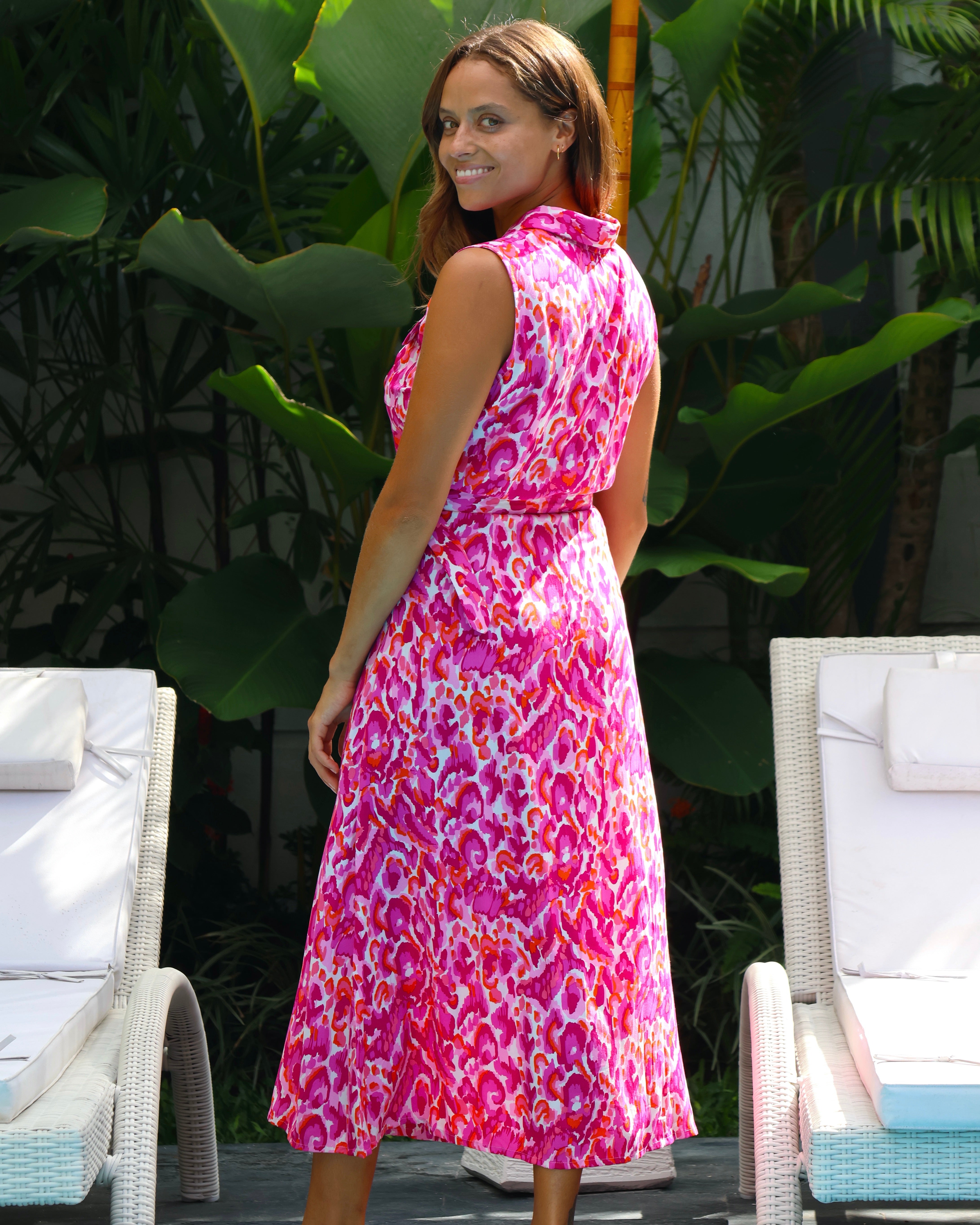 Karina Dress - Monet Pink