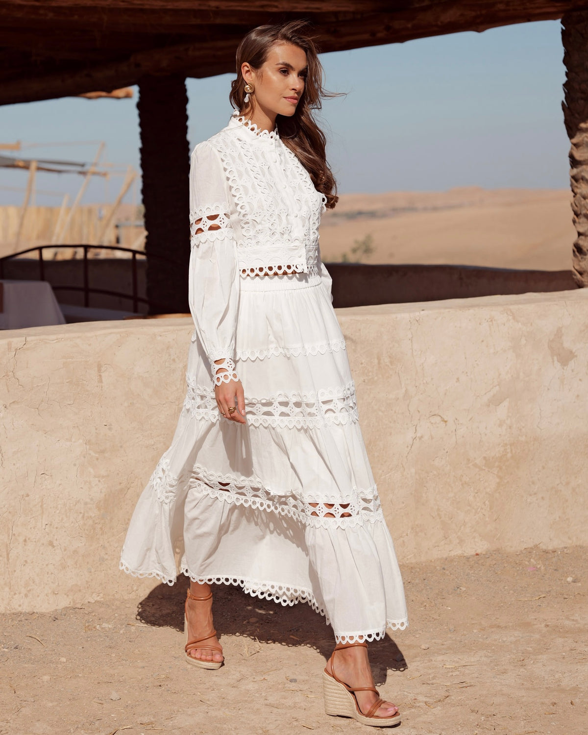 Maelle Maxi Skirt - White