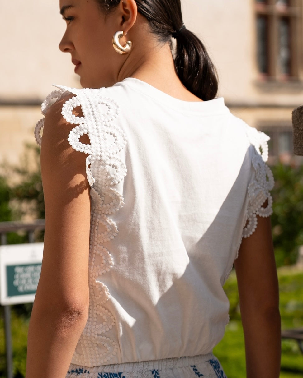 Mathilde Top - White