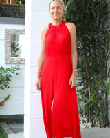 Metis Dress - Poppy Red Crinkle