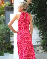 Metis Dress - Red Ginkgo