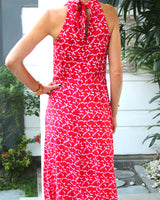 Metis Dress - Red Ginkgo