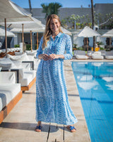 Mia Dress - Cobalt Moyo