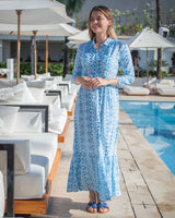 Mia Dress - Cobalt Moyo