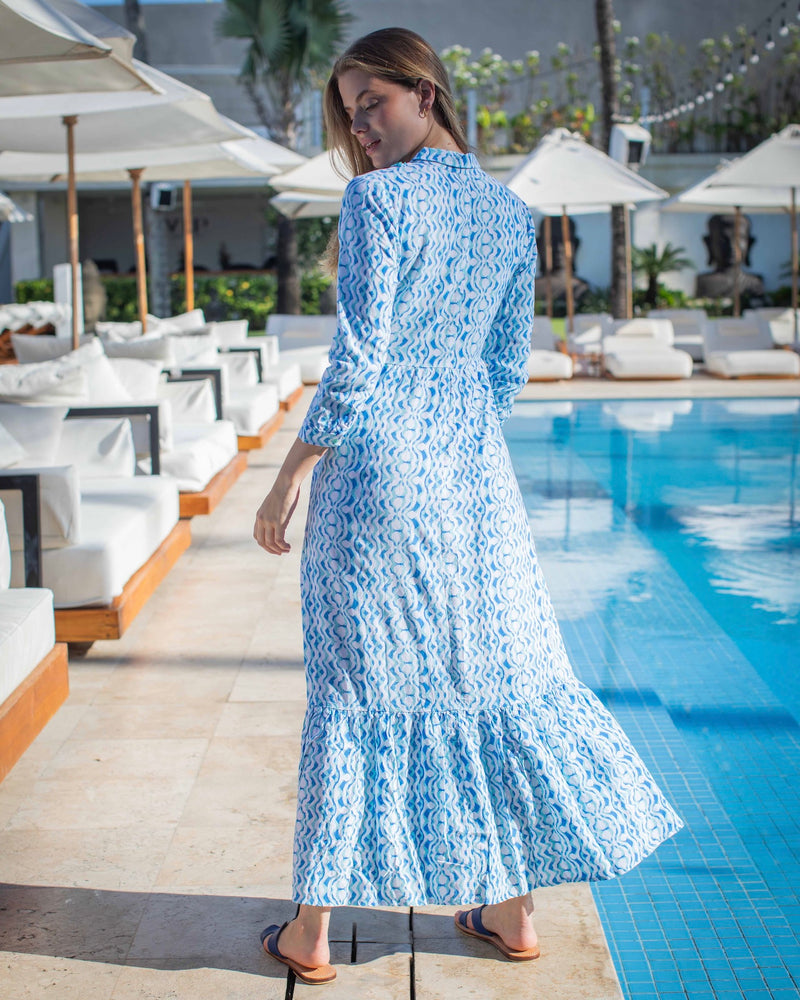 Mia Dress - Cobalt Moyo