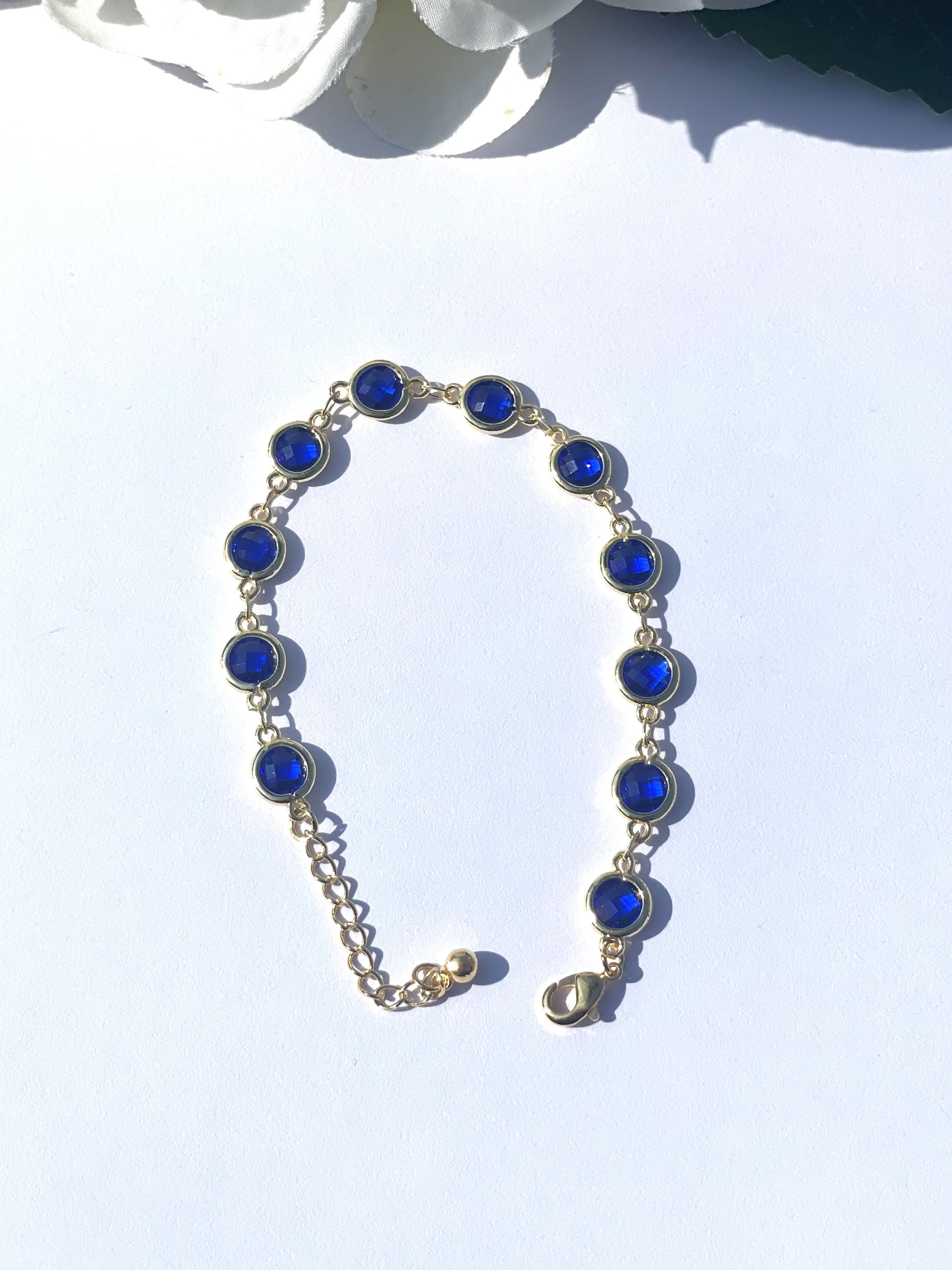 Tangier Bracelet - Gold/Cobalt