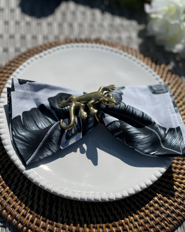 Gecko Napkin Rings - Set of 2