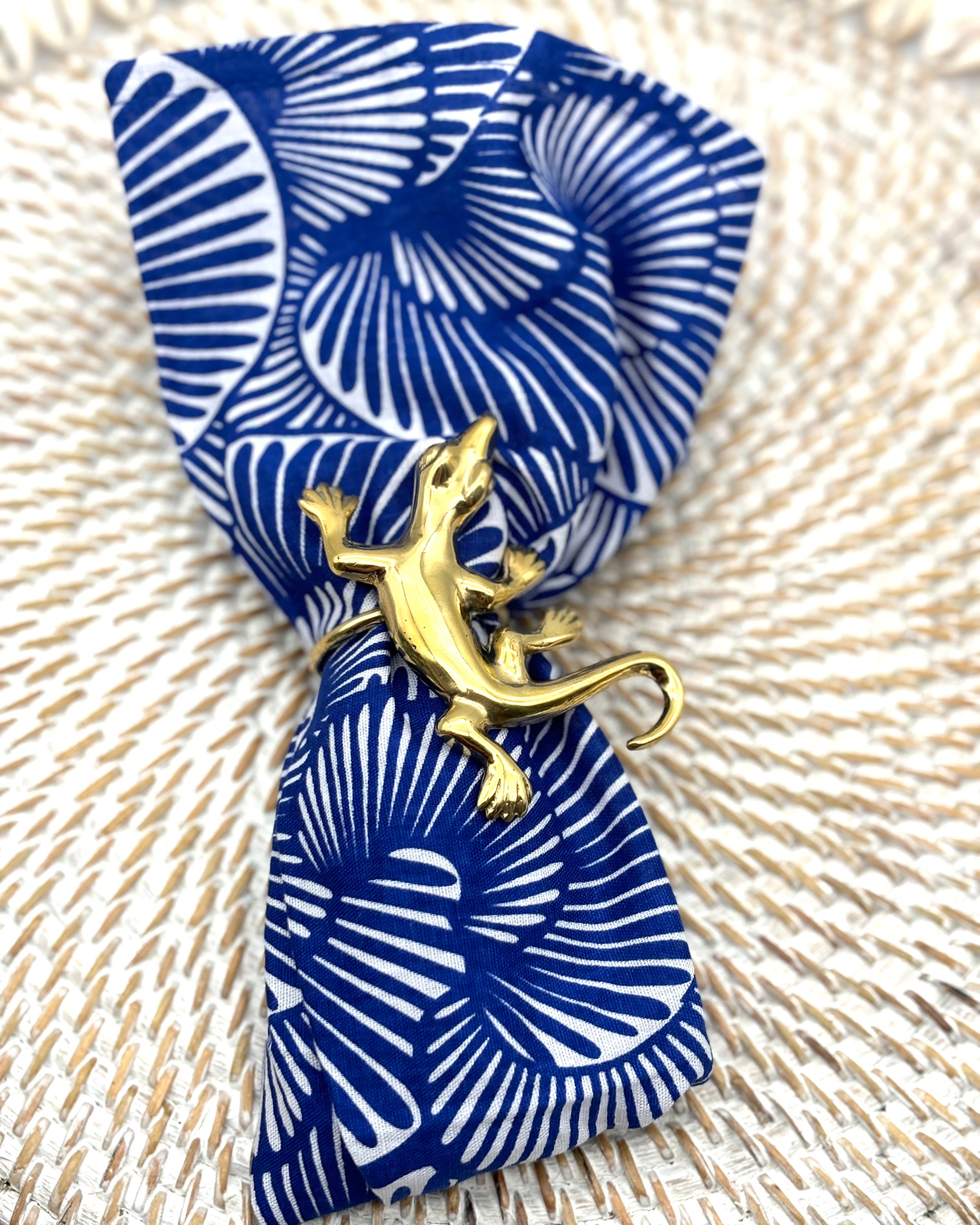 Gecko Napkin Rings - Set of 2