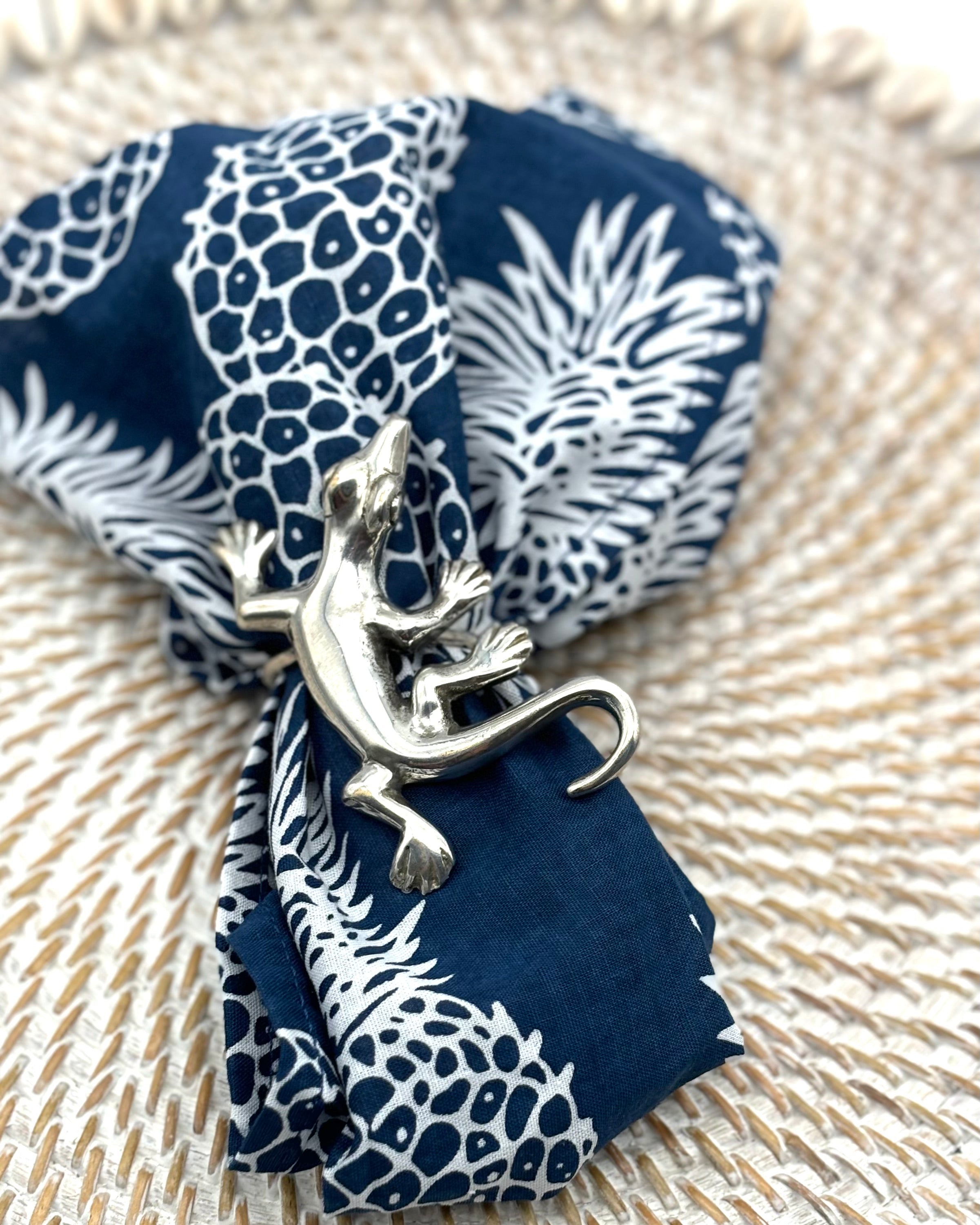 Gecko Napkin Rings - Set of 2