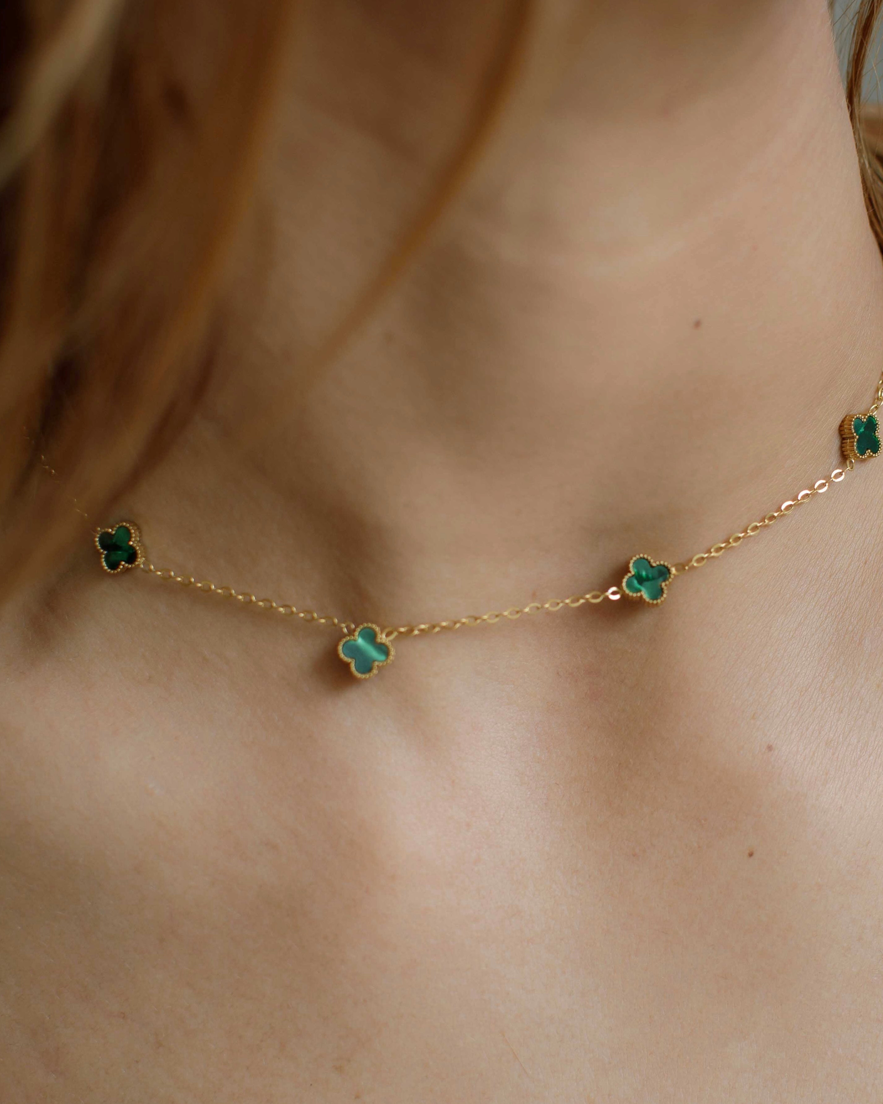 Taza Clove Necklace - Green