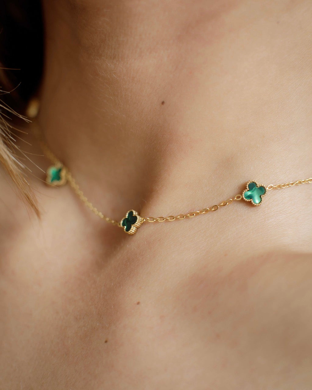 Taza Clove Necklace - Green