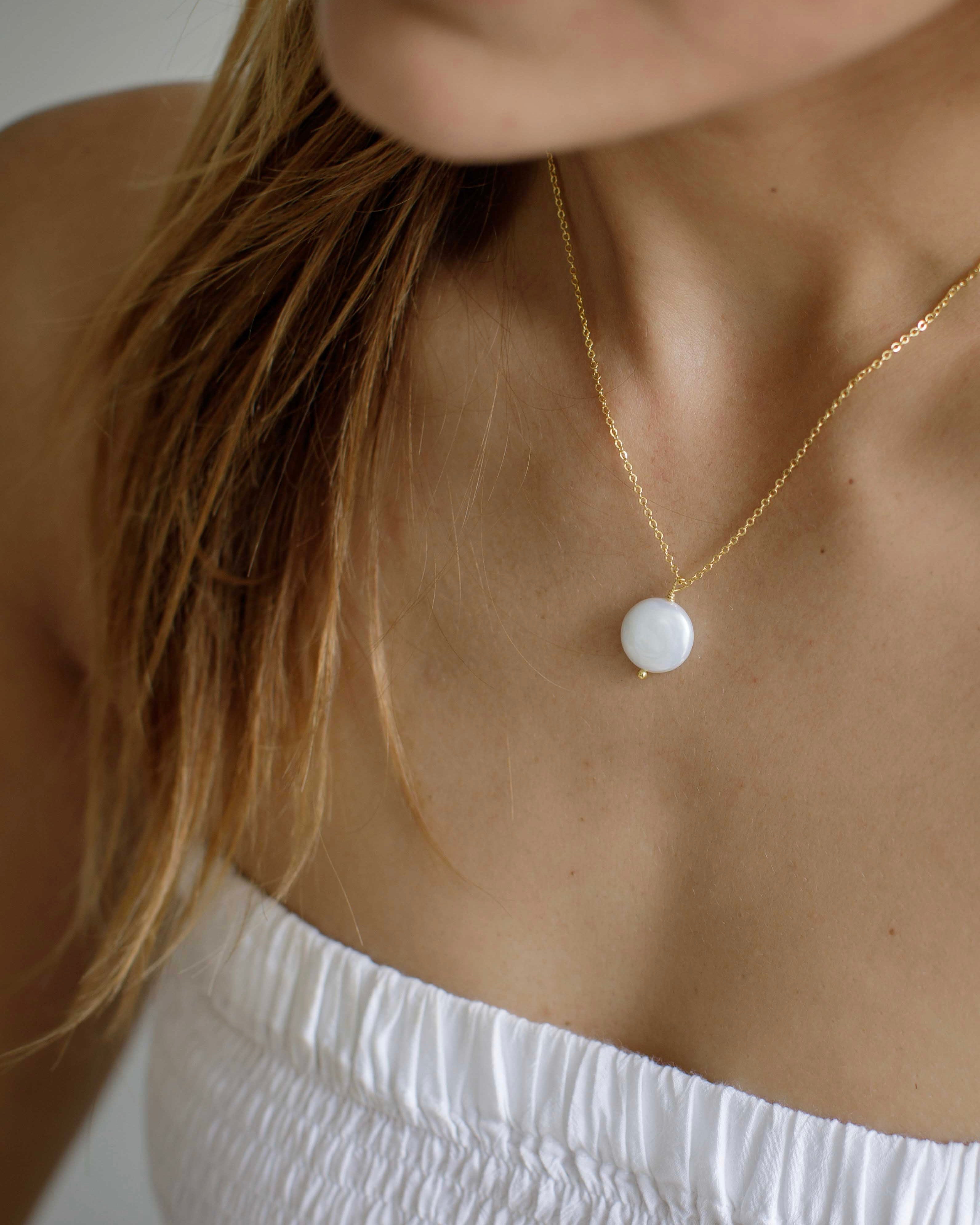 Lima Drop Pearl Necklace