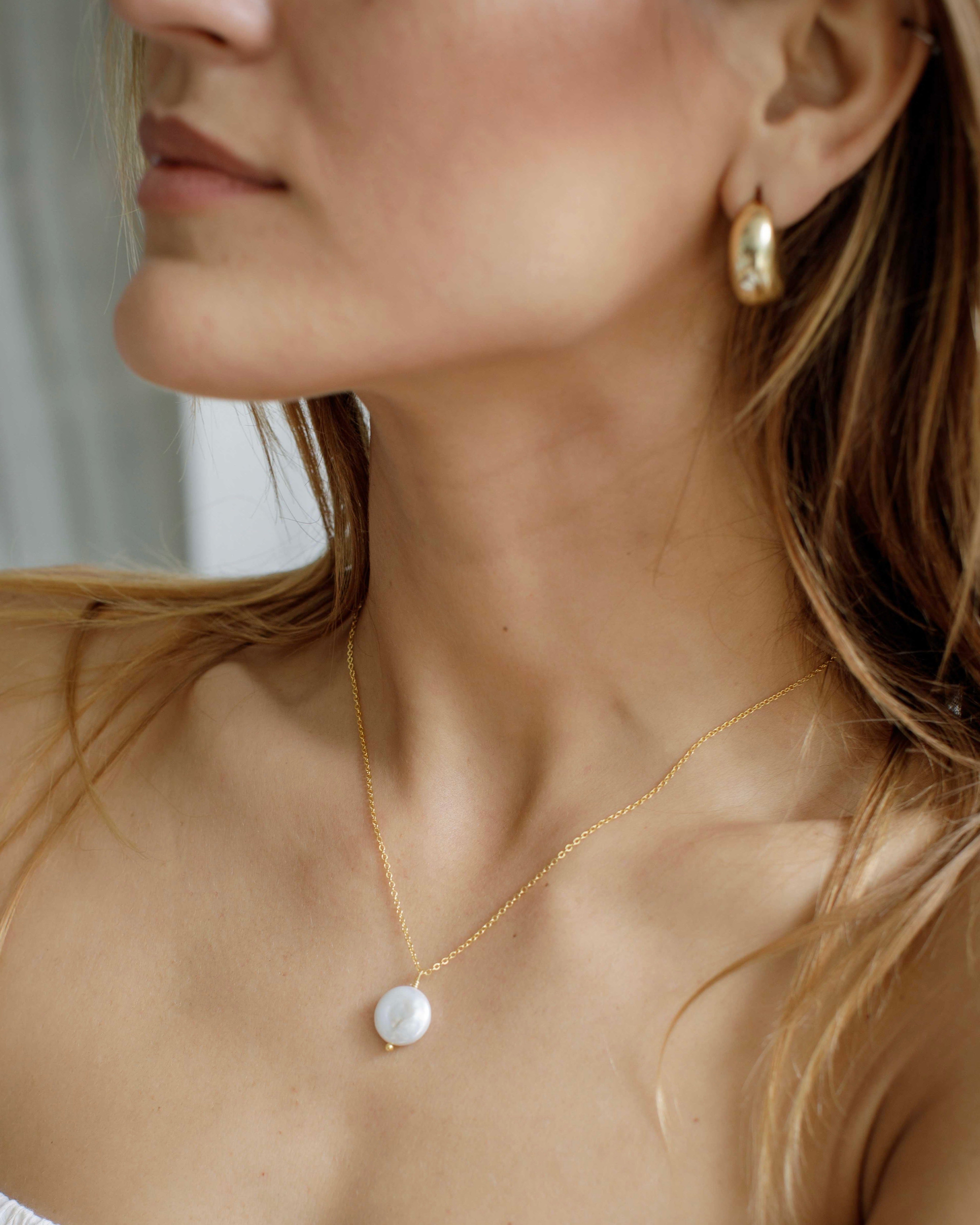 Lima Drop Pearl Necklace