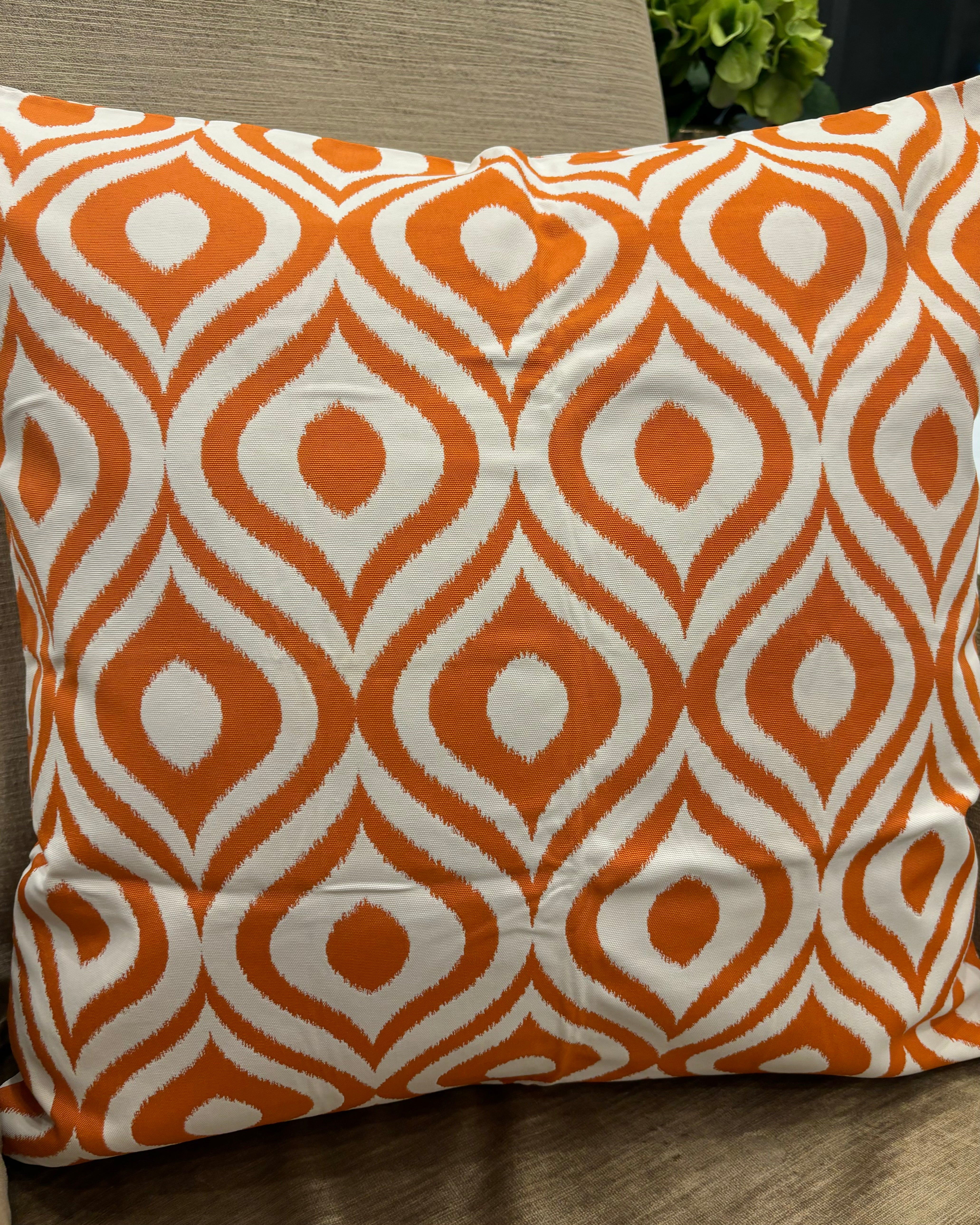 Cannes Outdoor Cushion Cover - Orange