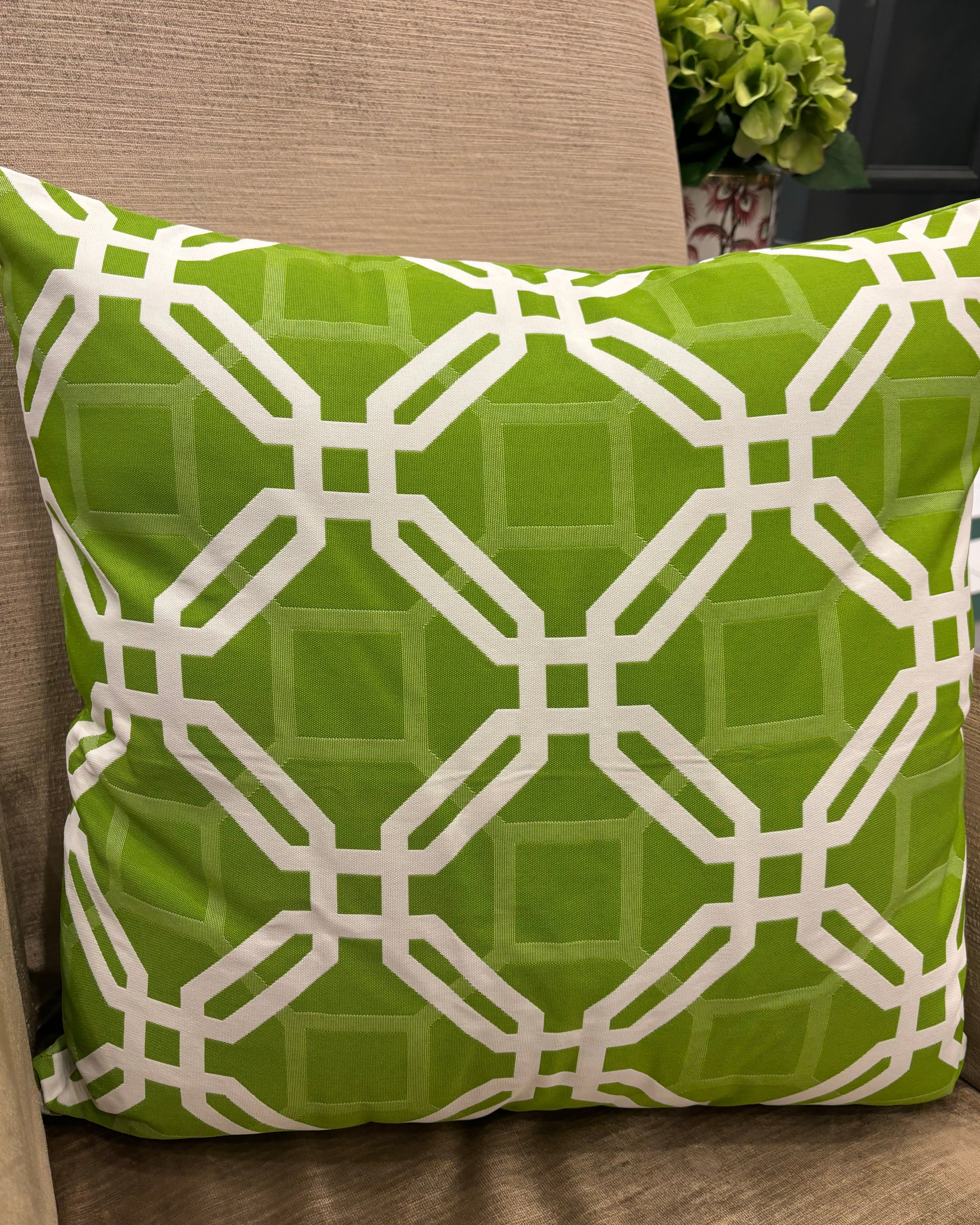 Capri Outdoor Cushion Cover - Green Link