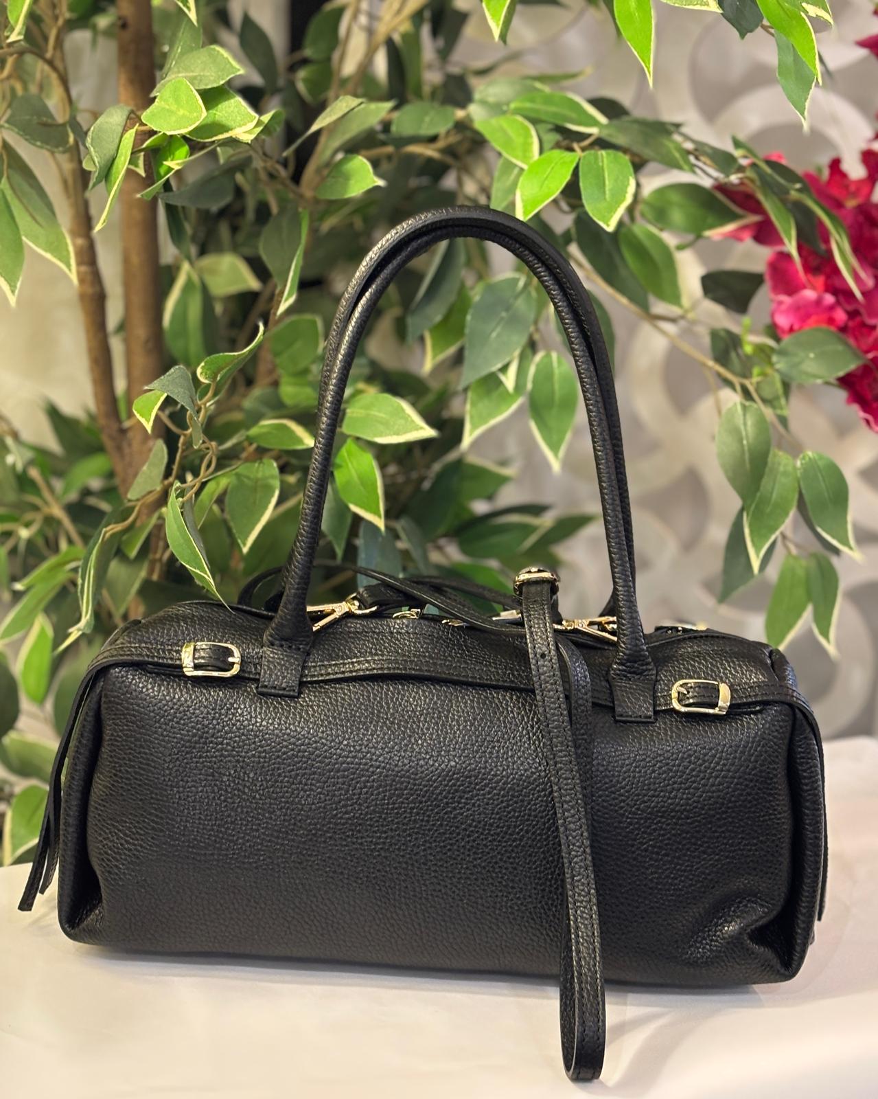 Pescara Leather Bag - Black