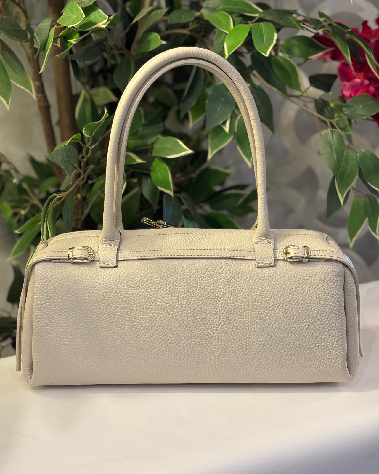 Pescara Leather Bag - Cream