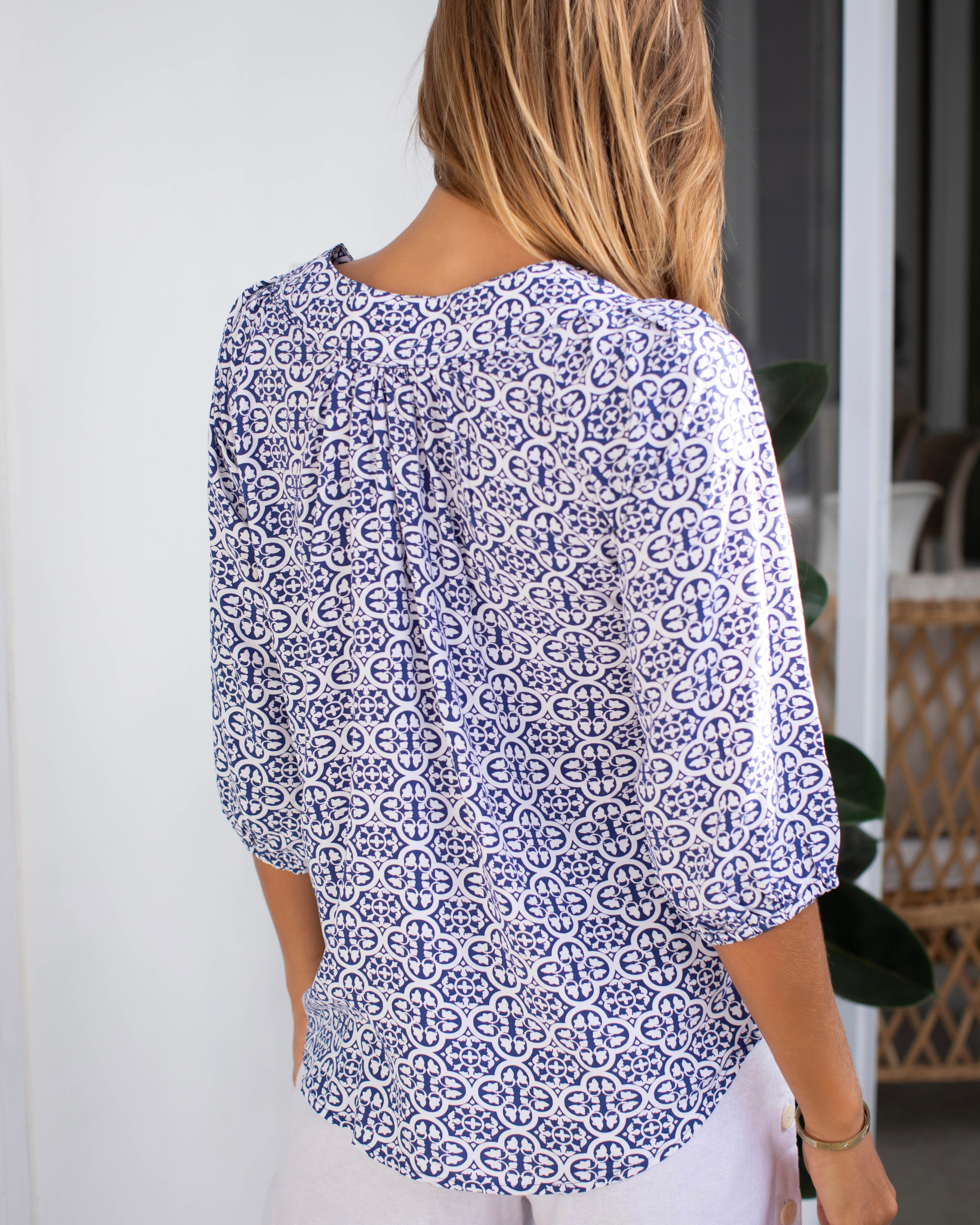 Pippa Top - Navy Clove