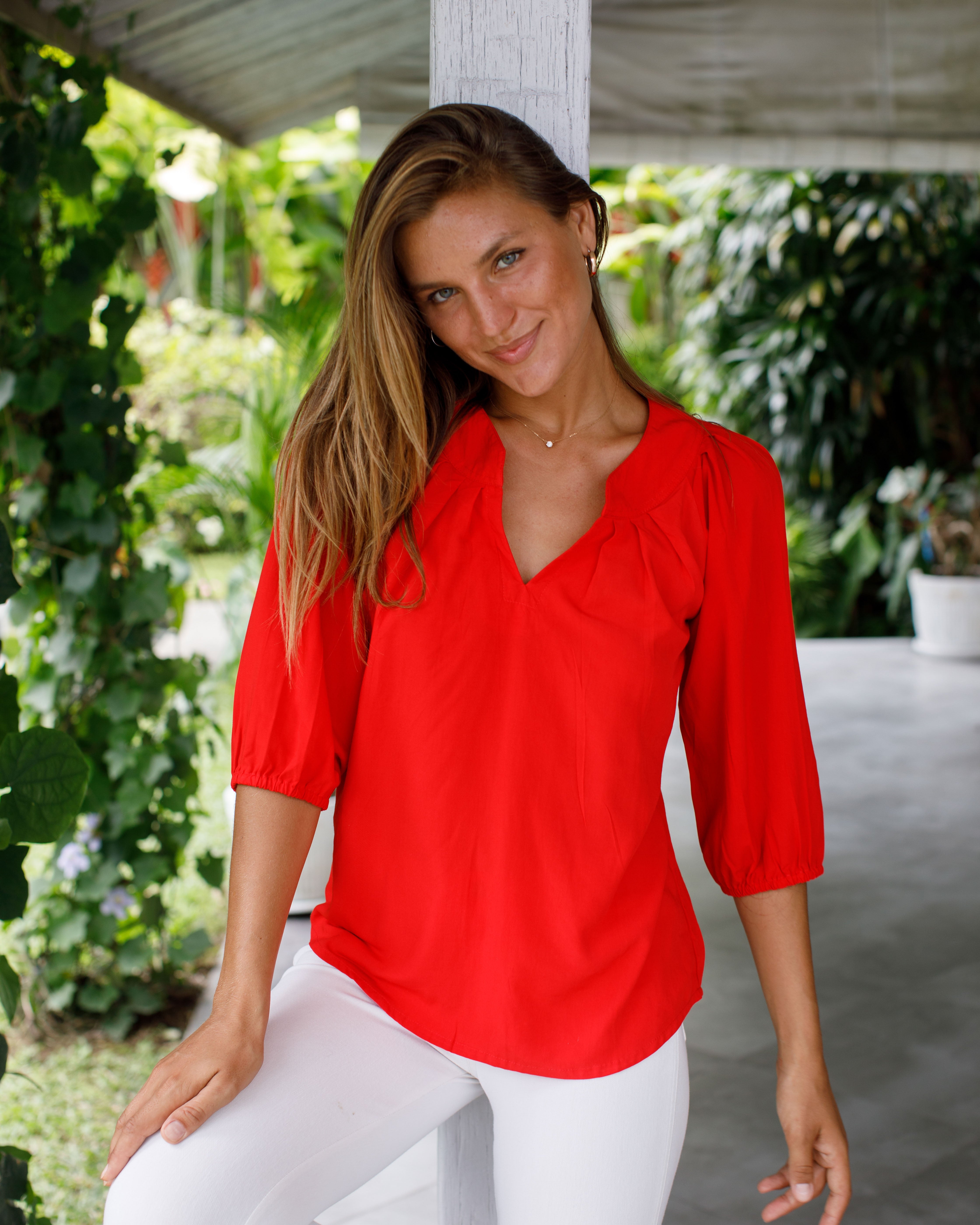Pippa Top - Red