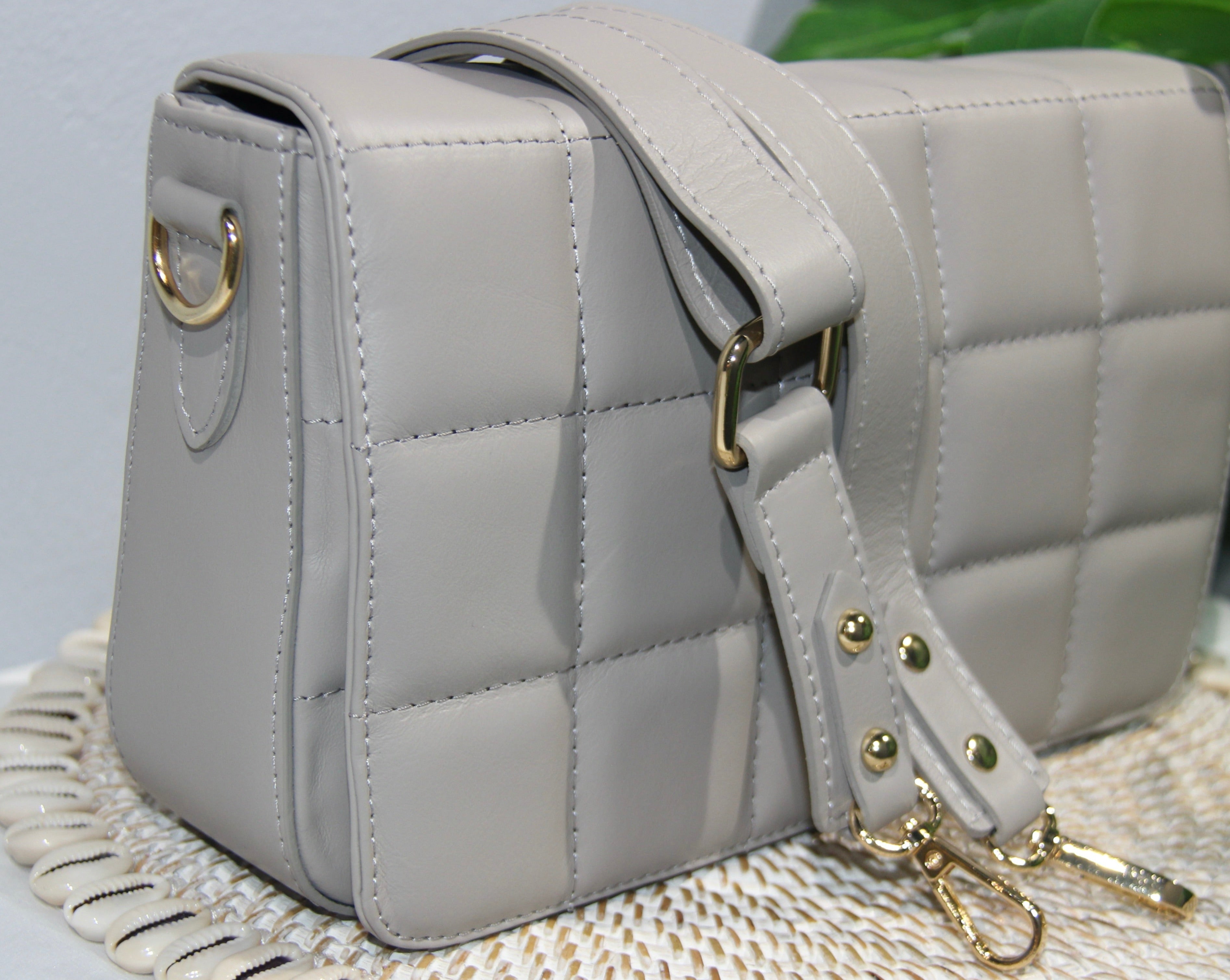 Renata Structured Bag - Grey