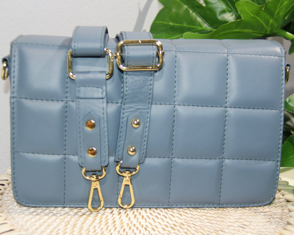 Renata Structured Bag - Denim Blue