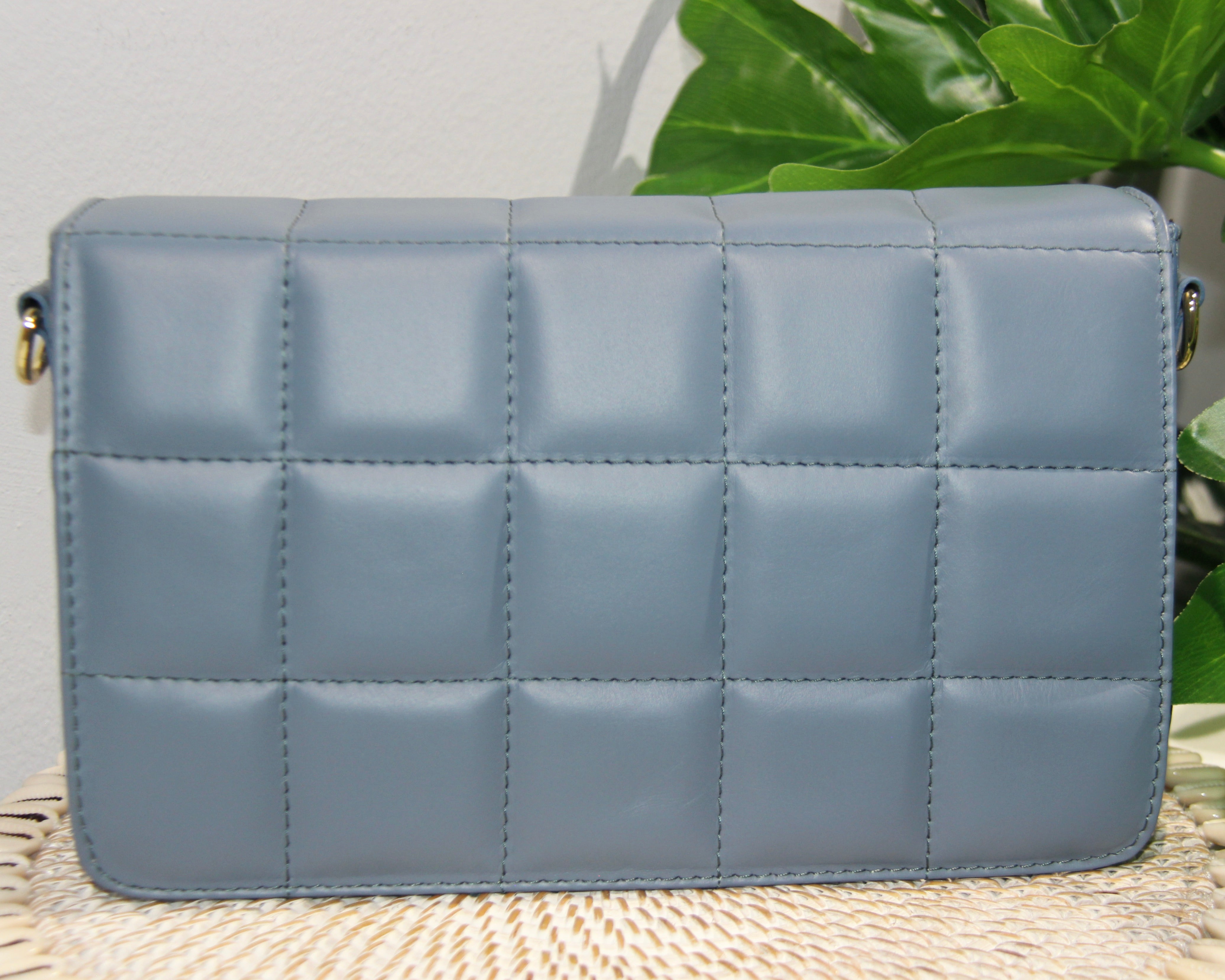 Renata Structured Bag - Denim Blue