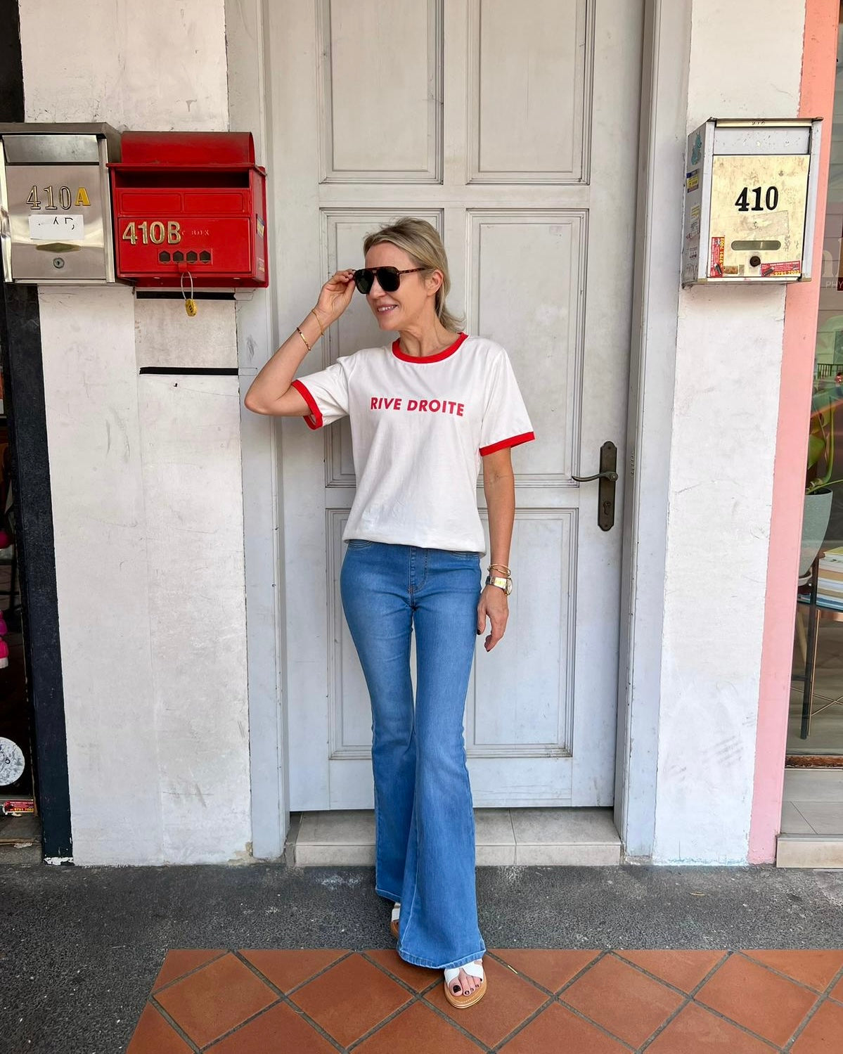 Rive Droite T-Shirt - Red