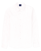 Mustique Men's Linen Shirt - Blanco