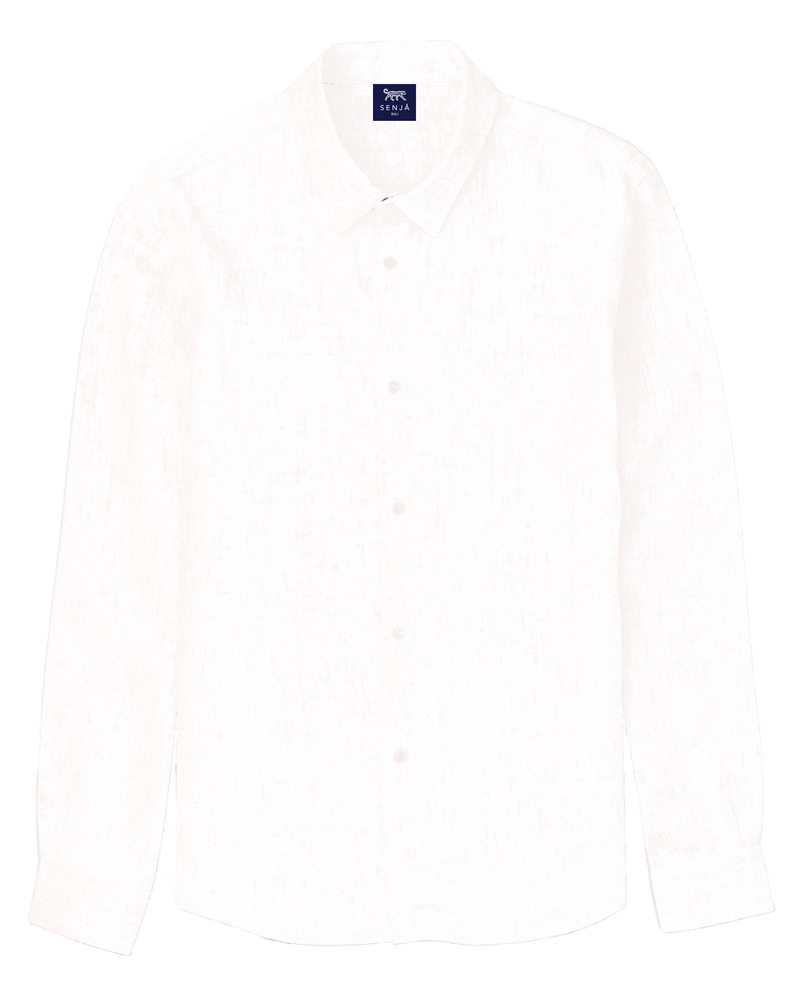 Mustique Men's Linen Shirt - Blanco