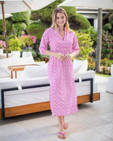 Sicily Dress - Fuchsia Clove