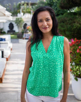 Solo Top - Green Petal