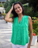 Solo Top - Green Petal