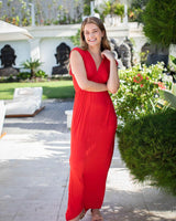 Stella Dress - Poppy Red