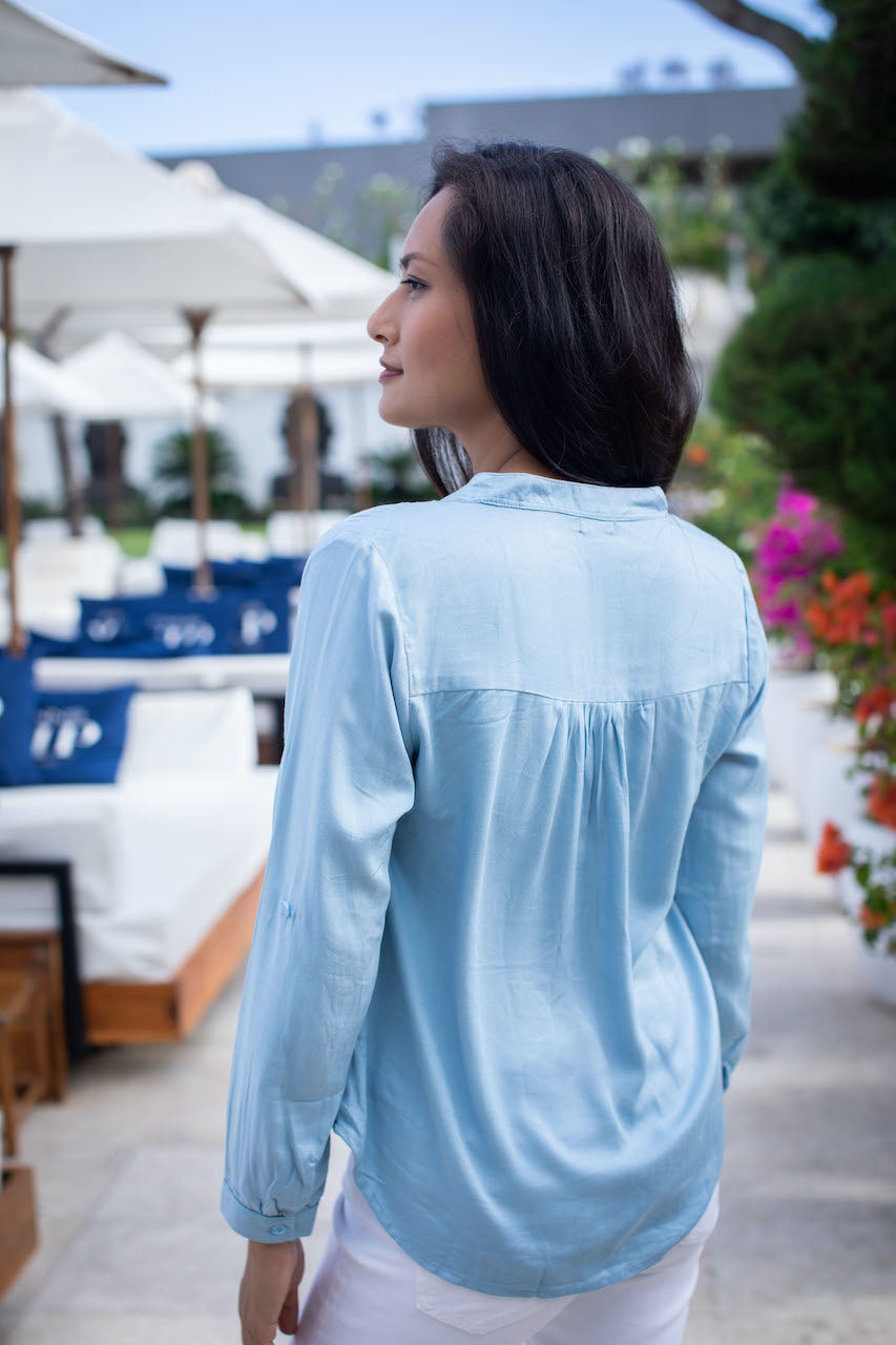 Tilly Top - Pale Blue