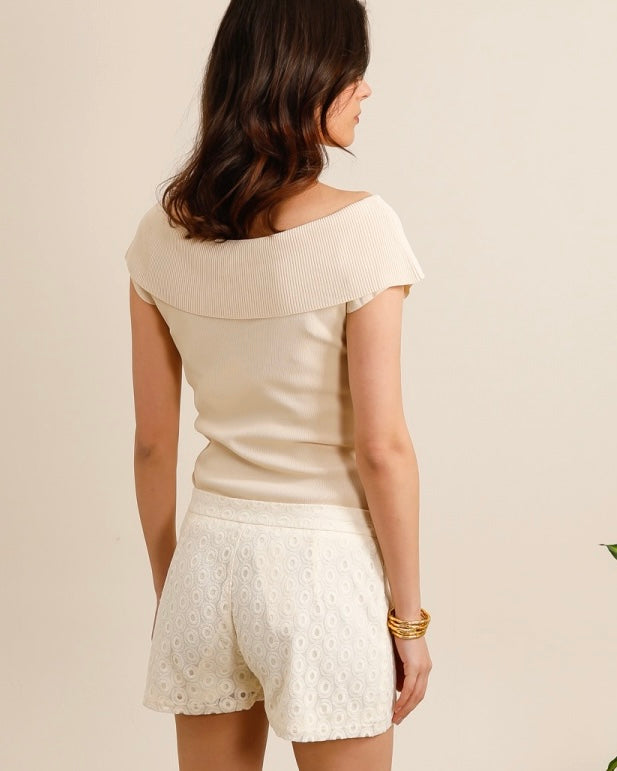 Violeta Shorts - Cream