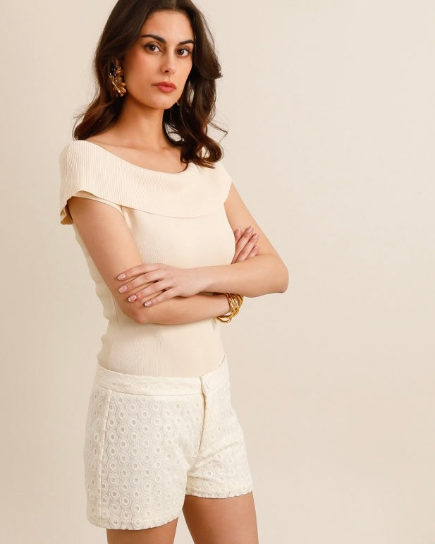 Violeta Shorts - Cream