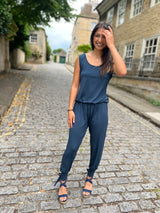 Delilah Jumpsuit - Navy