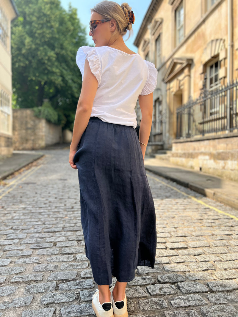 Lili Skirt - Linen Maxi