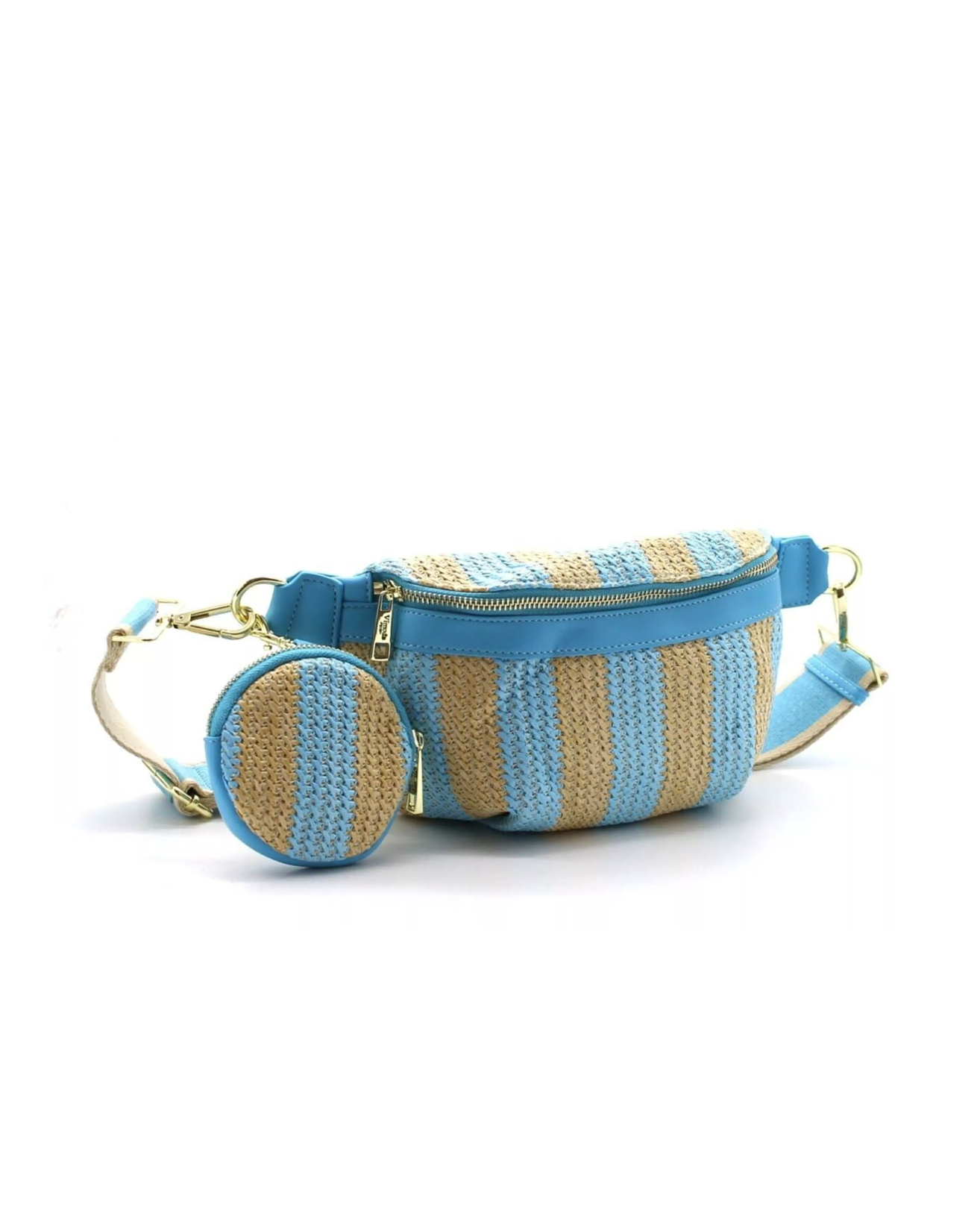 Milly Cross Body Pouch - Light Blue