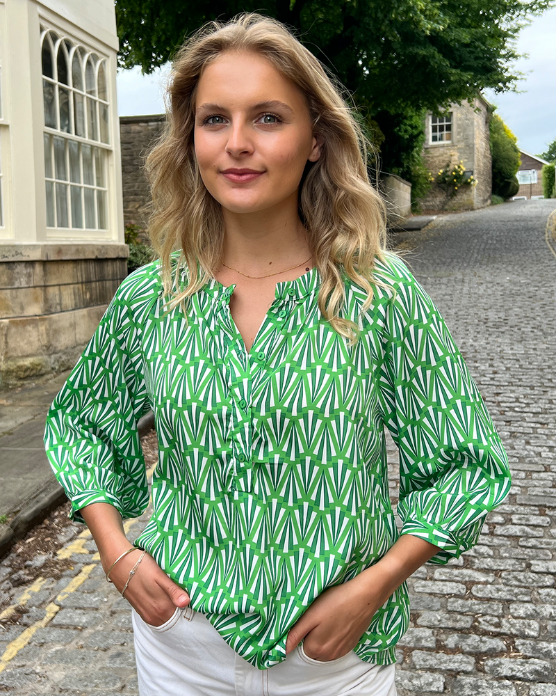 Sitrine Shirt - Green Atona